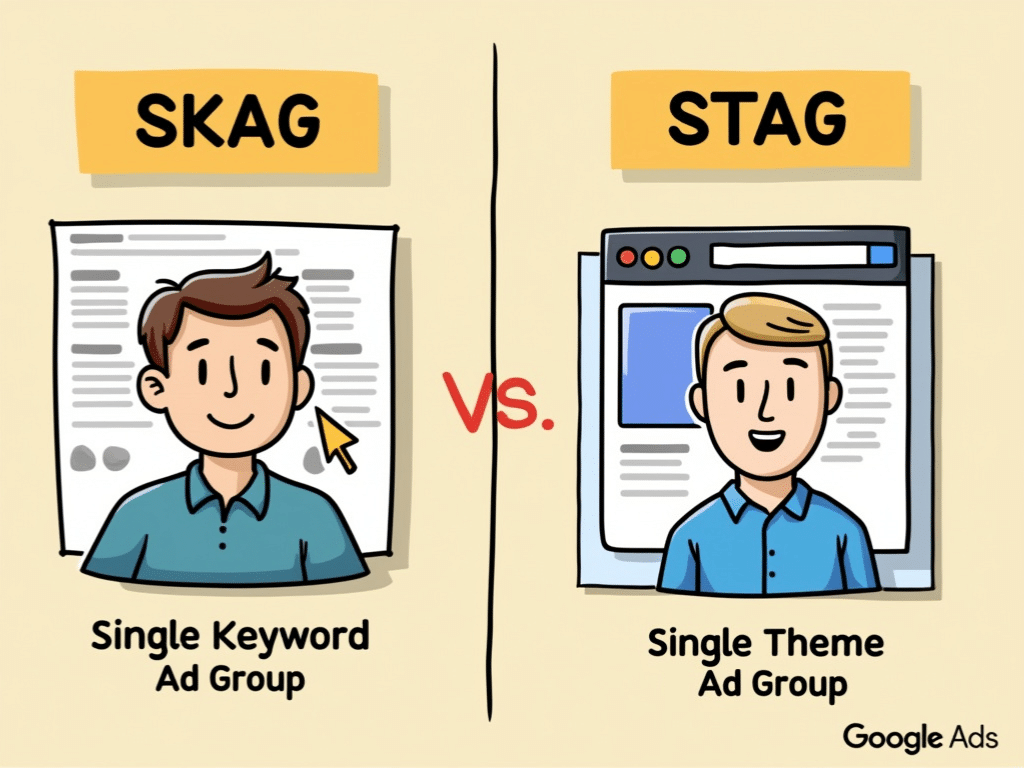 Understanding SKAGs vs. STAGs in Google Ads Strategy